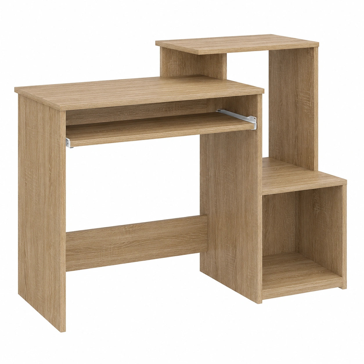 Moderner Computertisch aus Sonoma-Eiche, 106x41x88,5 cm, ergonomisch und platzsparend