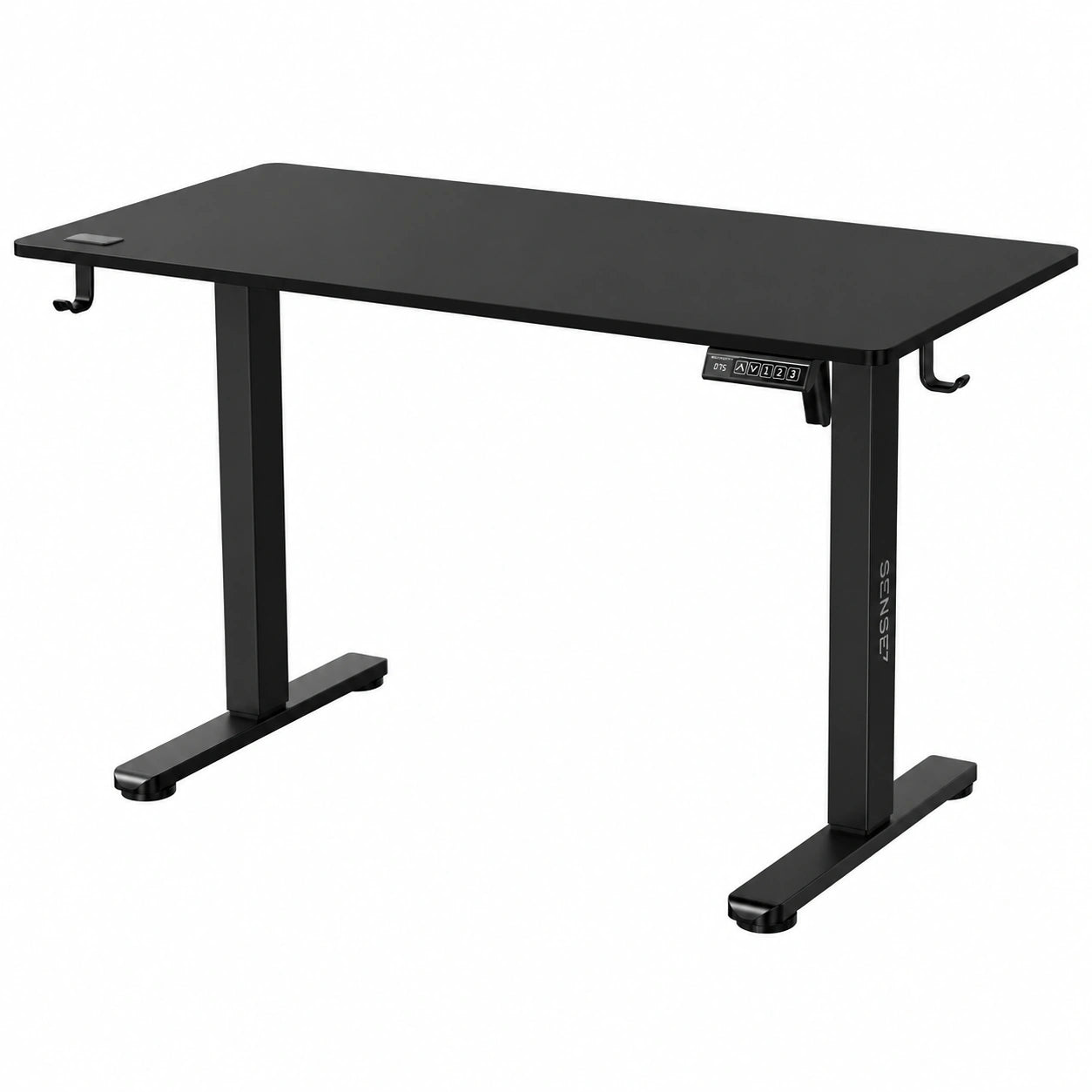 Elektrisch Höhenverstellbarer Schreibtisch 120x60cm mit Memory-Funktion, leiser Motor - Perfekt für Büro und Gaming