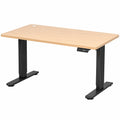 Elektrisch Höhenverstellbarer Schreibtisch 160x80 cm mit Memory-Funktion und Kabelmanagement, Beige